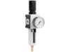 Afbeeldingen van Drukregelaar G¾" 5µ 8bar met manometer 63MM