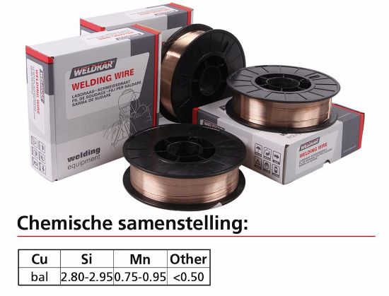 Afbeeldingen van MIG Lasdraad WK Cu-Si 3 1MM D-200