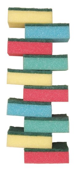 Afbeeldingen van IBEX Schuurspons assortiment 10x