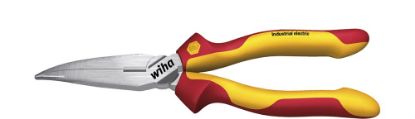 Afbeeldingen van WIHA Punttang Industrial electric met snijvlak gebogen vorm 40° 200MM in blister