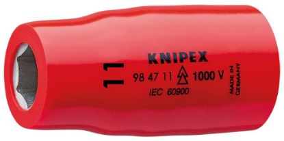 Afbeeldingen van KNIPEX Inzetsteeksleutel ½" 984711 DIN60900 11MM