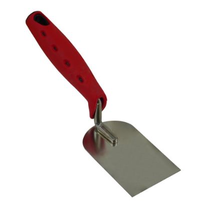 Afbeeldingen van MELKMEISJE Stukadoorsbandtroffel RVS 2K-softgrip 100MM