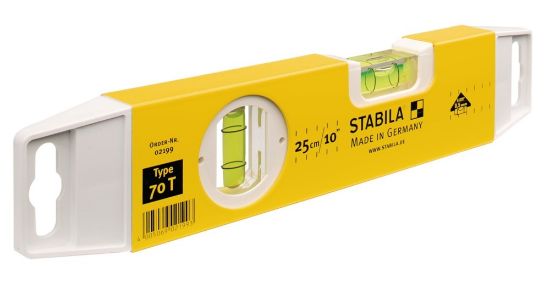 Afbeeldingen van STABILA Waterpas 70T 1V1H libel 25CM