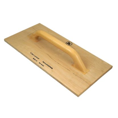 Afbeeldingen van MELKMEISJE Schuurbord hout + kunststof wafelprofiel greep 360X200MM
