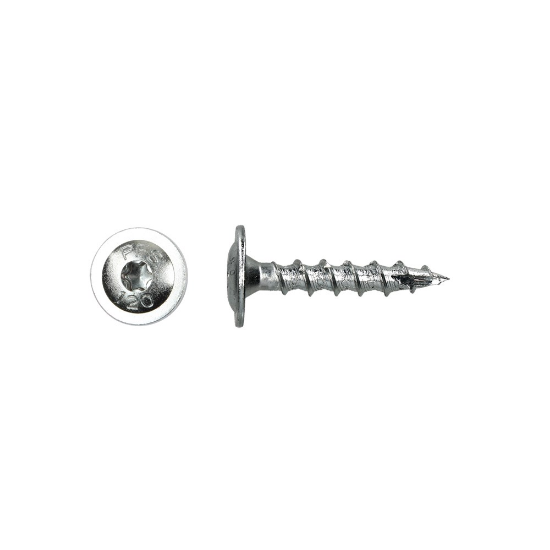 Afbeeldingen van Tellerkopschroef PFS blank VZ T30 6X30MM