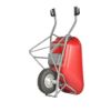 Afbeeldingen van MATADOR Elektrische kruiwagen PROFI-MAX E-Barrow aluminium HDPE bak rood 90L lekvrije band
