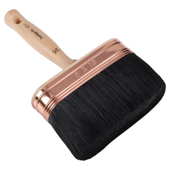 Afbeeldingen van COPENHAGEN PRO Blokwitter CLASSIC 5* zwart Chinees varkenshaar mix met houten steel 5X15CM