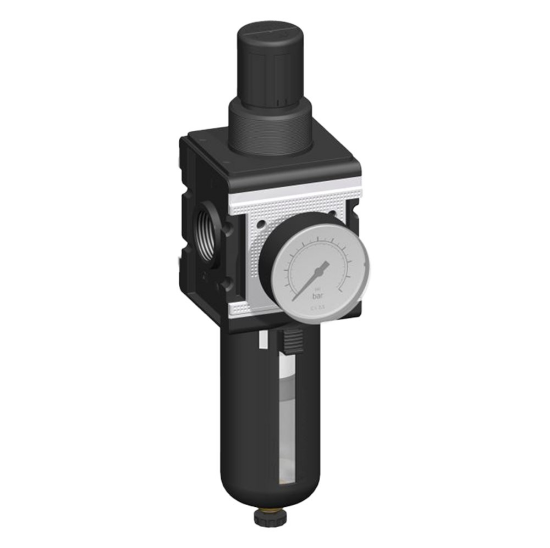 Afbeeldingen van Drukregelaar G¾" 5µ 10bar met mano 63MM BG4