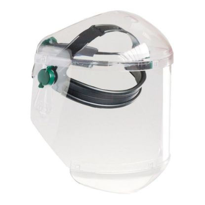Afbeeldingen van Gelaatsscherm Perforama Nova blank polycarbonaat 