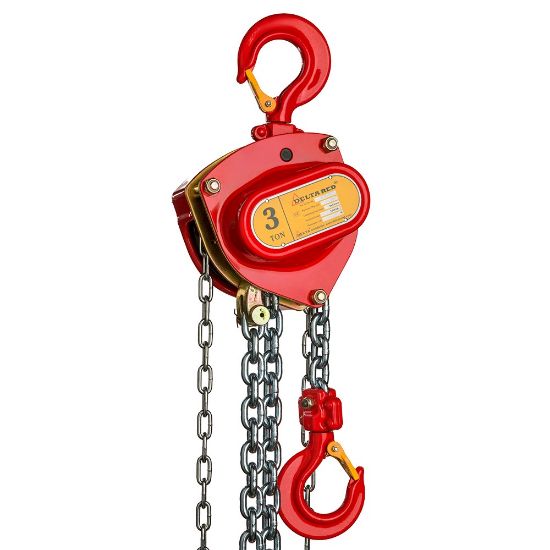 Afbeeldingen van Premium handkettingtakel 3T 6M 1,5x sneller