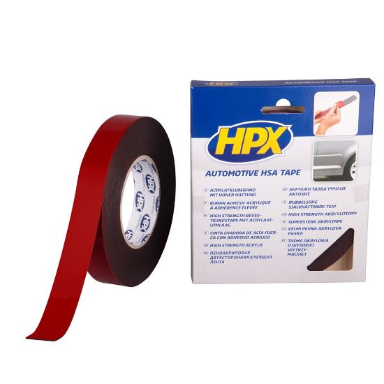 Afbeeldingen van Dubbelzijdige bevestigingstape HSA 25MM 10M
