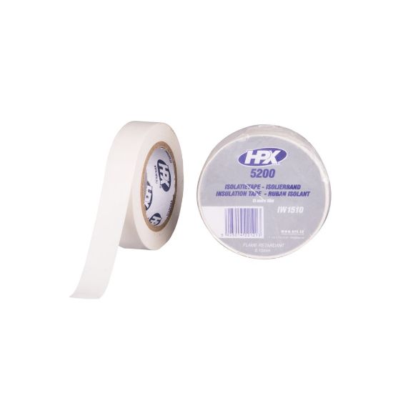Afbeeldingen van Isolatietape PVC wit 15MM 10M