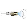 Afbeeldingen van MESTO Spuitkop/nozzel 1,1MM borgring SET2303