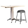 Afbeeldingen van MATADOR Ergonomische kruk ZAMI aluminium zwart RAL9005