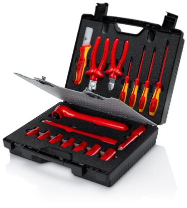 Afbeeldingen van KNIPEX Gereedschapskoffer 989911 elektro 17x