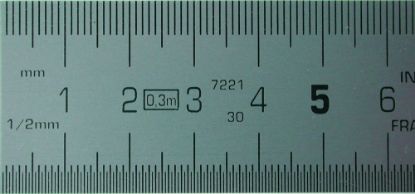Afbeeldingen van MELKMEISJE Maatlat RVS 1000X30X0,8MM