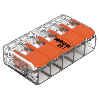 Afbeeldingen van WAGO Verbindingsklem compact 5-draads DS100 2X4MM²