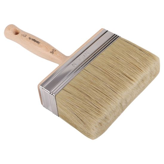 Afbeeldingen van COPENHAGEN PRO Blokwitter CLASSIC 5* wit Chinees varkenshaar mix met houten steel 5X15CM