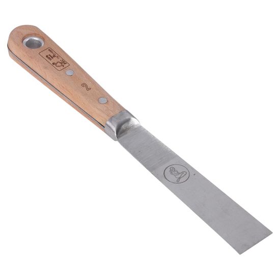 Afbeeldingen van COPENHAGEN PRO Plamuurmes Engels model met FSC houten handvat 25MM