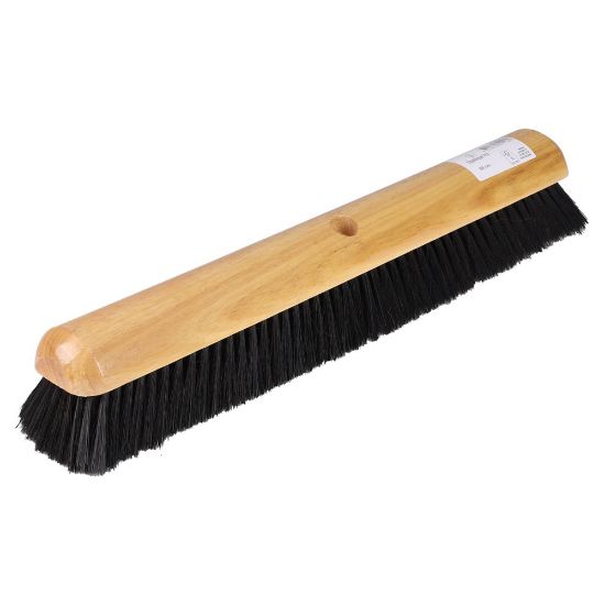 Afbeeldingen van COPENHAGEN PRO Zaalveger FSC blank gelakt zwart haar 50CM