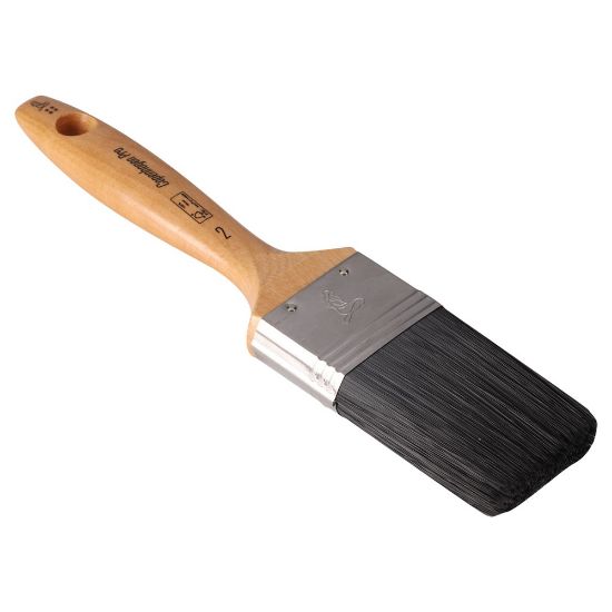 Afbeeldingen van COPENHAGEN PRO Platte kwast 4* KREX synthetisch haar met FSC houten steel 2