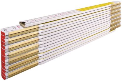 Afbeeldingen van STABILA Duimstok 617/11 hout wit/geel 3M