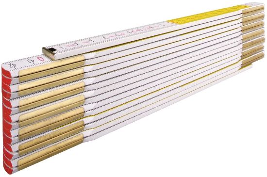Afbeeldingen van STABILA Duimstok 617/11 hout wit/geel 3M