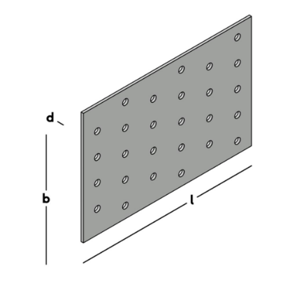 Afbeeldingen van GEBR. BODEGRAVEN Koppelplaat SV 100MM 150X2MM