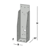 Afbeeldingen van GEBR. BODEGRAVEN Balkdrager GBS-ZL SV 59X221MM 1,5MM