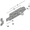 Afbeeldingen van GEBR. BODEGRAVEN Lichte schuif EV vlak 80X25MM 3MM