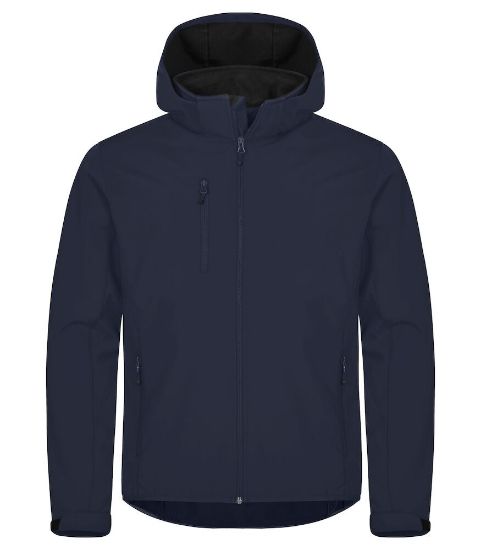 Afbeeldingen van Hoodie softshell jacket 0200912 dark navy l