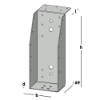 Afbeeldingen van GEBR. BODEGRAVEN Balkdrager GBS-LL SV 96X246MM 1,5MM