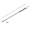 Afbeeldingen van GEBR. BODEGRAVEN PRIK-spouwanker RVS316 O.G. 340MM Ø5MM 0,5MM