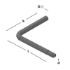 Afbeeldingen van GEBR. BODEGRAVEN BK-kruk EPZ 140X115MM Ø12MM