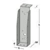 Afbeeldingen van GEBR. BODEGRAVEN Balkdrager GBS-LL SV 63X225MM 1,5MM