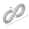 Afbeeldingen van GEBR. BODEGRAVEN S-haak EV nr.35 35X11MM Ø3,3MM