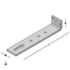 Afbeeldingen van GEBR. BODEGRAVEN Muurplaathoek EV 60X350MM 70X10MM