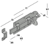 Afbeeldingen van GEBR. BODEGRAVEN Hangslotschuif EV vlak 160X66MM 6MM