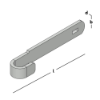 Afbeeldingen van GEBR. BODEGRAVEN BK-klink EV 180X25MM 5MM