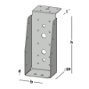 Afbeeldingen van GEBR. BODEGRAVEN Balkdrager GBS-LL SV 75X175MM 1,5MM
