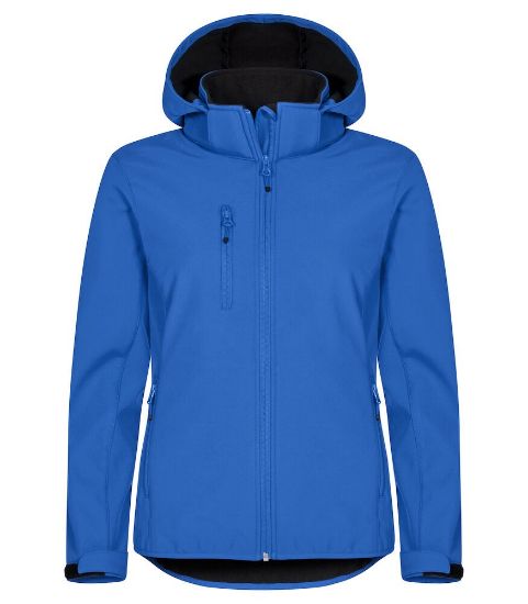 Afbeeldingen van Hoodie softshell women 0200917 kobalt 40/l