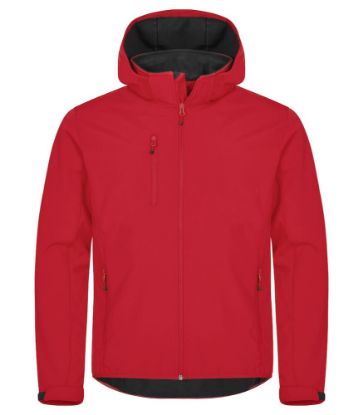 Afbeeldingen van Hoodie softshell jacket 0200912 rood 3xl