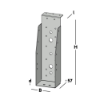 Afbeeldingen van GEBR. BODEGRAVEN Balkdrager GBS-KL SV 71X246MM 1,5MM