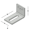 Afbeeldingen van GEBR. BODEGRAVEN Hoekanker zwaar SV 60X100MM 60X6MM