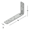 Afbeeldingen van GEBR. BODEGRAVEN Hoekanker + ril SV 90X160MM 30X2MM