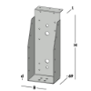 Afbeeldingen van GEBR. BODEGRAVEN Balkdrager GBS-KL SV 96X246MM 1,5MM