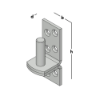 Afbeeldingen van GEBR. BODEGRAVEN Plaatduim RVS304 Ø13X45MM 35X4MM