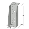 Afbeeldingen van GEBR. BODEGRAVEN Balkdrager GBS-LL RVS304 71X196MM 1,5MM