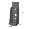 Afbeeldingen van GEBR. BODEGRAVEN Balkdrager GBS-ZL EPZ 46X146MM 1,5MM