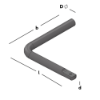 Afbeeldingen van GEBR. BODEGRAVEN BK-kruk EPZ 110X115MM Ø12MM